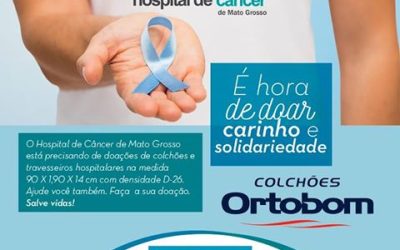 Ortobom faz parceria com o HcanMT para doações de colchões