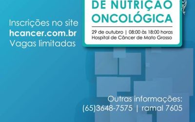 3º Simpósio de Nutrição Oncológica tem inscrições prorrogadas