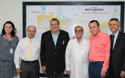 Ministro Sarney Filho visita HCanMT