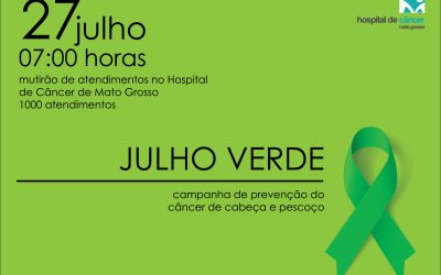 Hospital de Câncer de MT realiza ação de prevenção do câncer de cabeça e pescoço