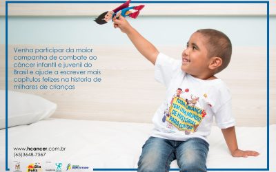 Adquira seu tíquete e camiseta e ajude a pediatria do Hospital de Câncer