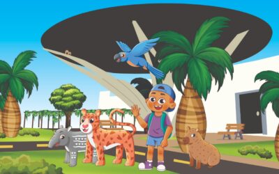 Hospital de Câncer de MT apresenta novos mascotes em defesa da vida