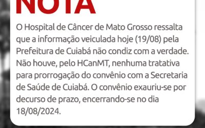 NOTA sobre o fim do contrato com a SMS de Cuiabá